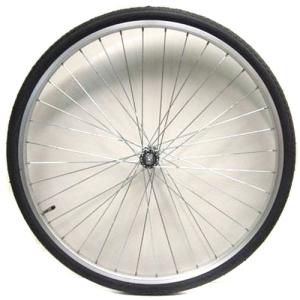 ワールド 26インチフロントホイール アルミリム (03C) タイヤチューブ