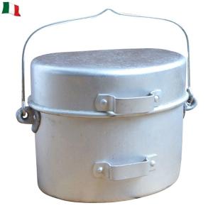 チェコ軍 アルミメスキット 丸型 3段 デッドストック EE893NN 飯ごう