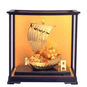 宝船 七福神 3号｜銀製置物/ガラスケース : HIKARI GALLERYヤフー店