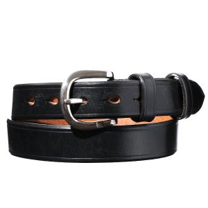 池之端銀革店 バックルベルト 本革 UKサドルレザー 35mm 真鍮バックル