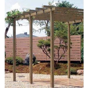 タカショー ストレートパーゴラ ダブル アルミ製組立式 3SP W4000