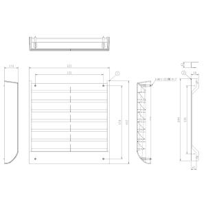 ダイキン（DAIKIN） KPW5H160 業務用エアコン 風向調整板 部材