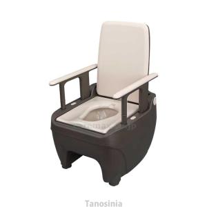 ポータブルトイレ ラップポン・ブリオ S やわらか便座タイプ