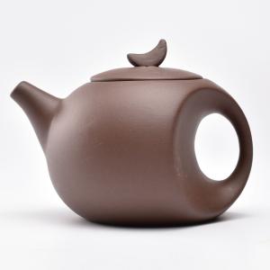 宜興紫砂壺・小扁敦120ml（濃茶）（中国茶器のティーポット・急須