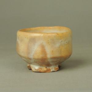 山口萩焼 明善窯 粉引 丼 大和潔作 化粧箱付き 一点物 : 山口ぶちええ