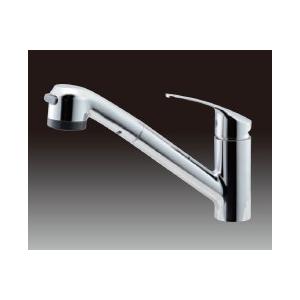 ミズタニバルブ キッチン用水栓 台付シングルレバー混合栓（シャワー