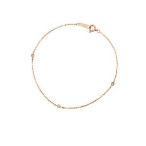 ete（エテ） ブレスレット 「ミストピンク」 K10 レイヤード