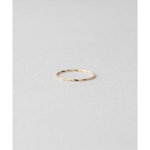 ete（エテ） 指輪 リング 「レイヤード」 K10YG クロス バイカラー