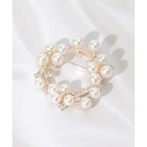 PINK HOUSE（ピンクハウス） ブローチ リボンモチーフ付きサスペンダー