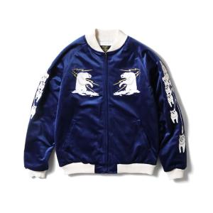 別珍スカジャン VELVETEEN SOUVENIR JACKET「ALASKA」 HOUSTON 51521