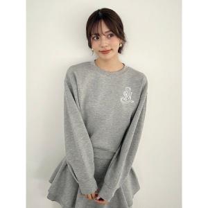 SNIDEL（スナイデル） ロゴローゲージニットプルオーバー swnt261020