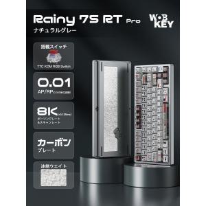 WOBKEY（ウォブキー） Rainy75 Pro パープル ワイヤレスメカニカル