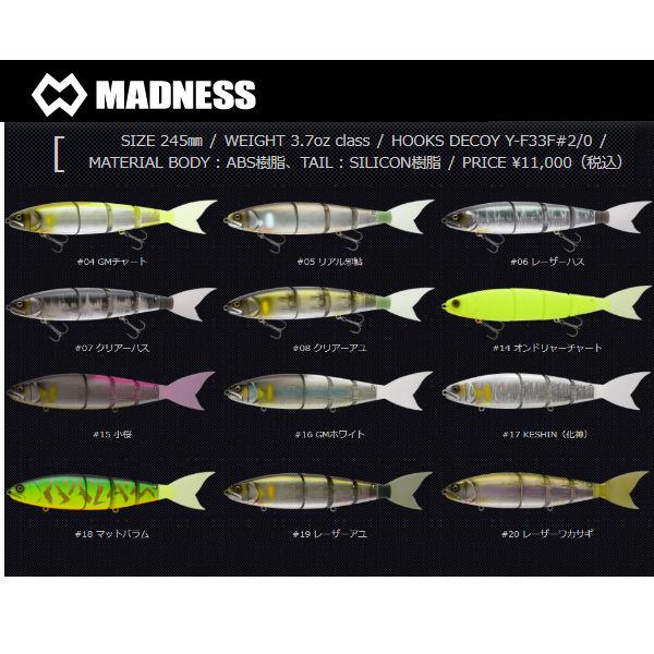 マドネス バラム MADNESS 245 疑似餌 釣り フィッシング ルアー JOINT