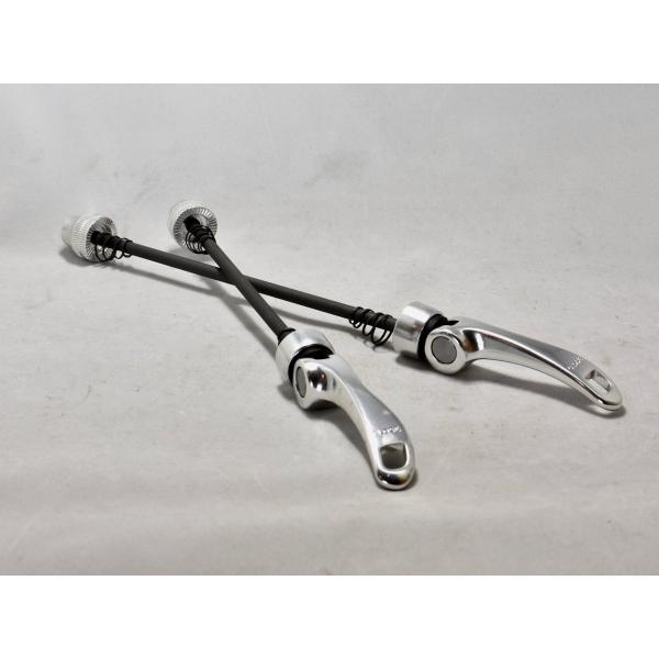 クイックリリース 前後セット シルバー フロント100mmリア130mm・135mm