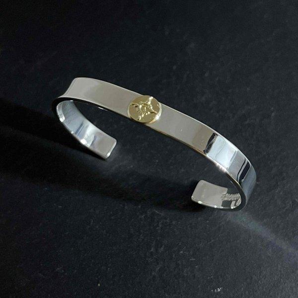 FIRST ARROW's（ファーストアローズ） K18付平打8mmプレーンバングル