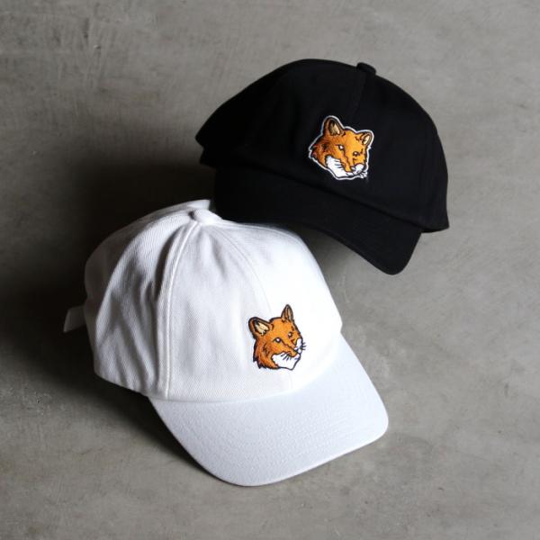 MAISON KITSUNE（メゾン キツネ） キャップ ラージフォックス ヘッド