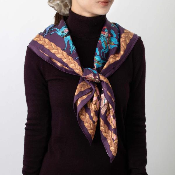 MANTERO（マンテロ） シルクスカーフ ARCHIVO 0156F 02768 レディース