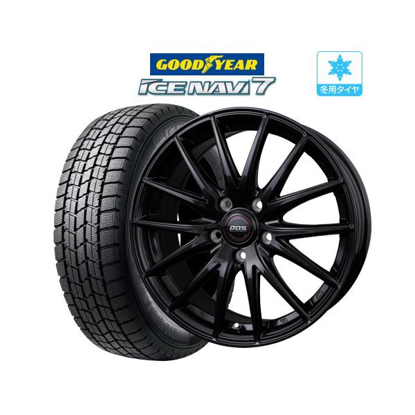 2025年製】スタッドレス タイヤ ホイール 4本 5穴100 DOS RP-7