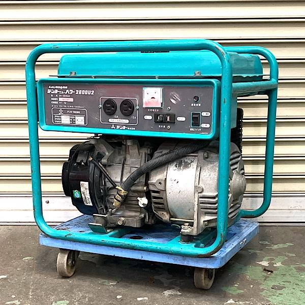 引取限定・大阪吹田】デンヨー 2.6kVA ガソリンエンジン発電機 GA