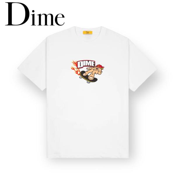 Dime（ダイム） DIME MTL Decker Tシャツ ホワイト 白T 半袖 ユニ