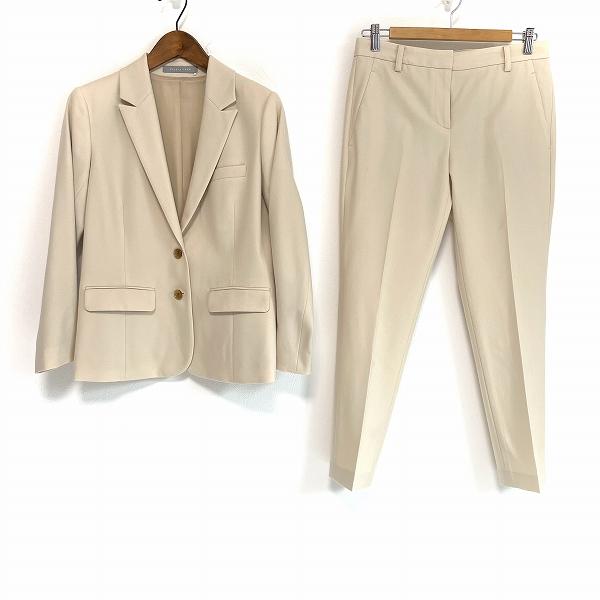 wnc セオリーリュクス theory luxe パンツスーツ ベージュ