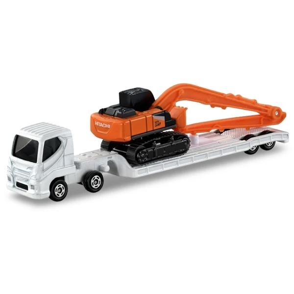 トミカ NO.143 日立建機 ZX210-7 SLF 搬送車 ロングタイプトミカ