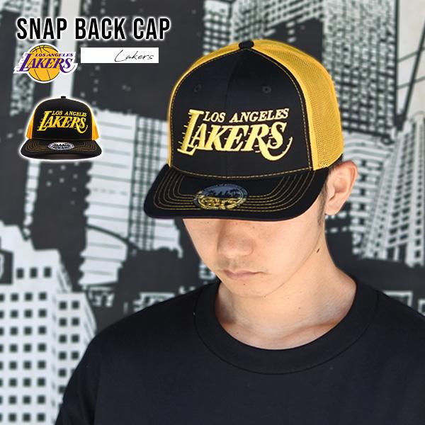 レイカーズ キャップ ブラック イエロー NBA LAKERS ロサンゼルス