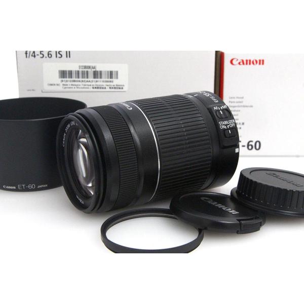 EF-S 【全額返金保証】並品｜キヤノン 55-250mm F4-5.6 IS II CA01