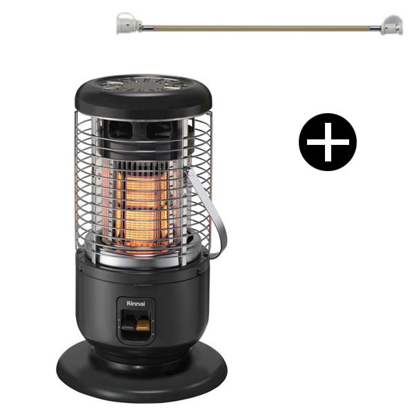 Rinnai R-1290VMS3(D)-LPG ガス赤外線ストーブ(プロパンガス用/木造14
