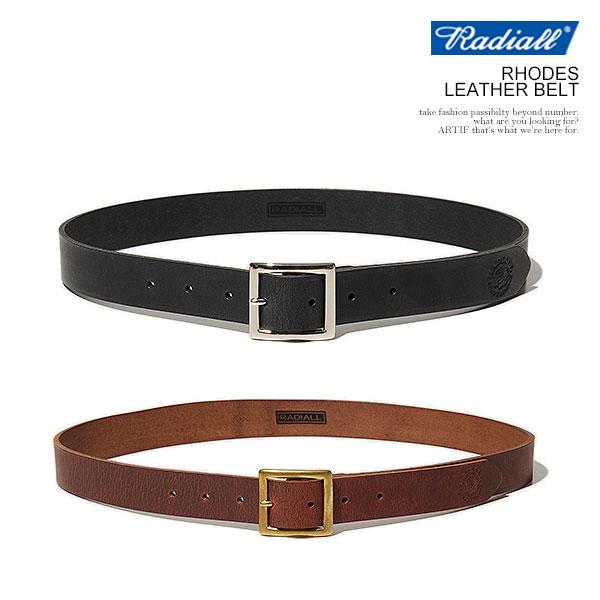 ラディアル ベルト RADIALL RHODES - LEATHER BELT radiall メンズ