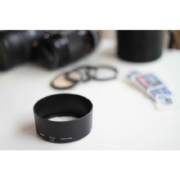 Nikon レンズフード HB-47 互換品 一眼レフ用交換レンズ AF-S NIKKOR