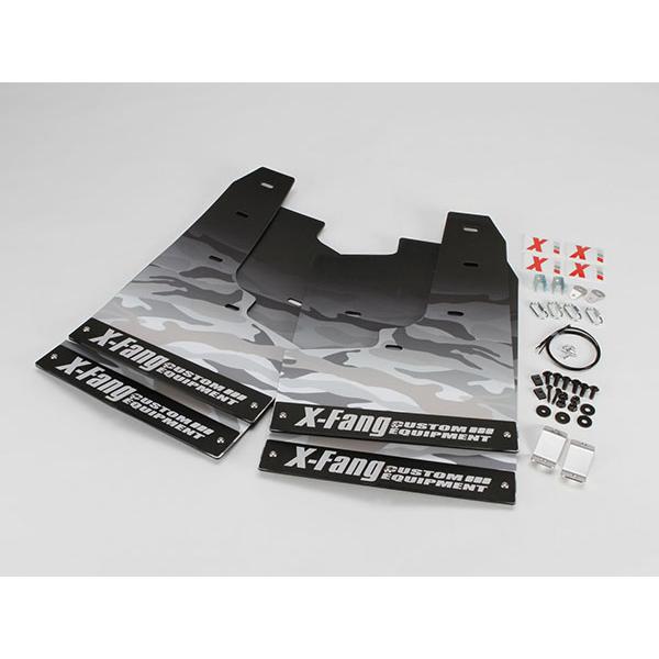 TGS X-Fang マッドフラップ カモフラージュ ホワイト デリカD:5 CV1W