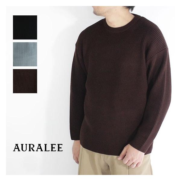 オーラリー/AURALEE /ニット/スーパー ウール リブニット/A8AP02RK