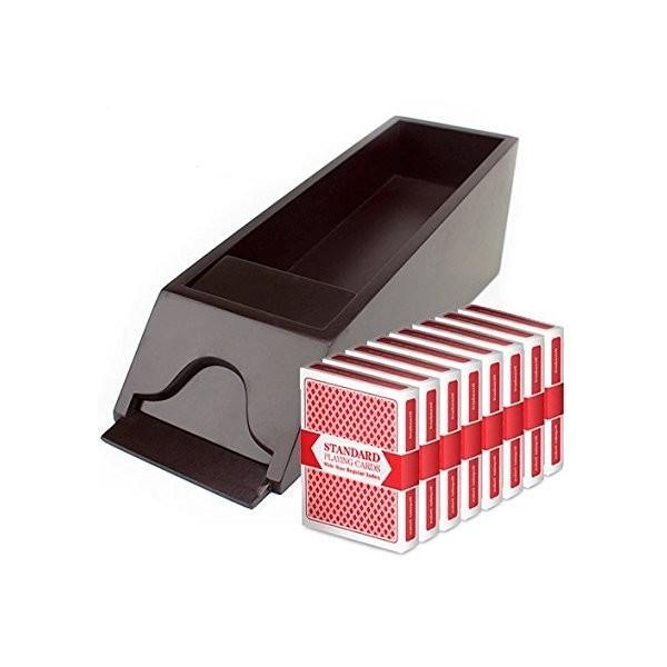 本場アメリカのカジノ用品メーカー brybelly 木製カードシュー ワイド