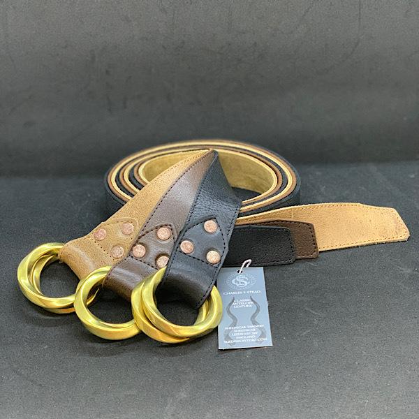 ポストにお届け】ベルト ダブルリングベルト 希少な kudu クードゥー