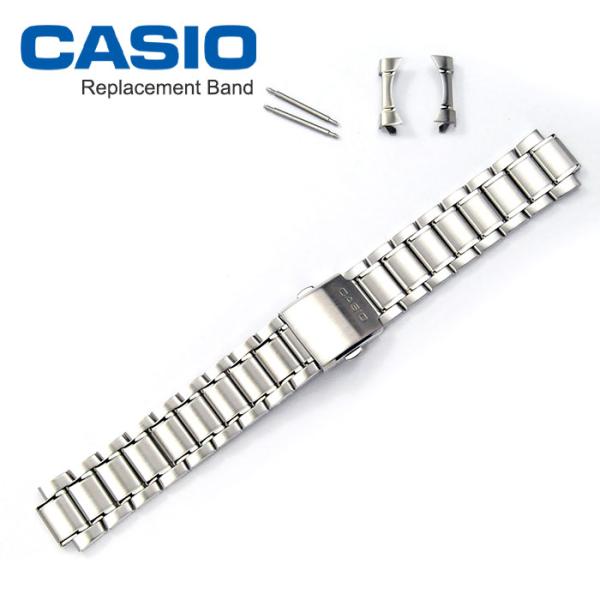 CASIO（カシオ） 純正バンド MDV-106D専用ベルト メタル 弓菅 三つ折れ