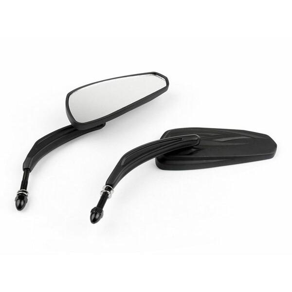 バックミラー トライバル ハーレー純正タイプ (左右ペア) ブラック