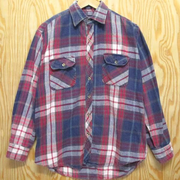 古着 BIG YANK ネルシャツ M ビッグヤンク コットン チェック シャツ