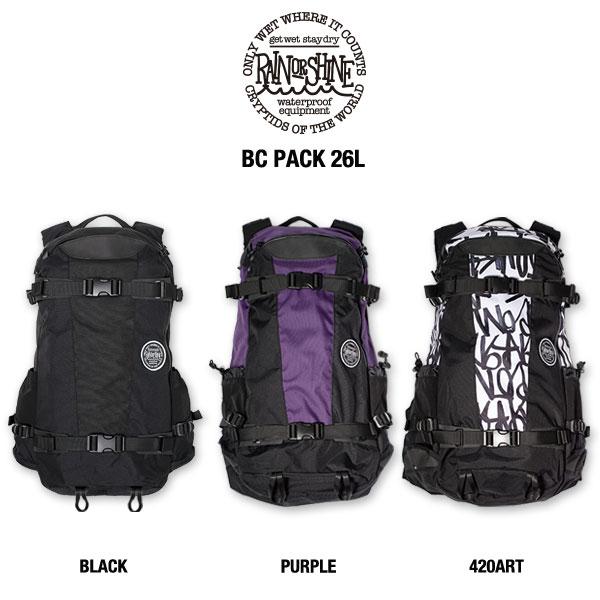 RAIN OR SHINE BC PACK 26L Cordura / 2024-2025モデル バック