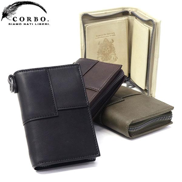 CORBO（コルボ） 最大41%☆2/25限定 財布 メンズ レディース 二つ折り