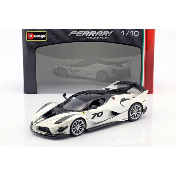 Bburago（ブラーゴ） Burago 1/18 Ferrari FXX K EVO ホワイト