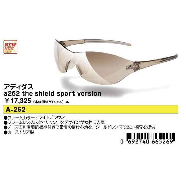 adidas（アディダス） サングラス a262 the shield sport version