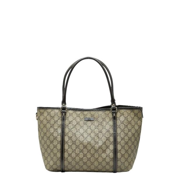 GUCCI（グッチ） GGスプリーム トートバッグ 197953 ベージュ ブラウン