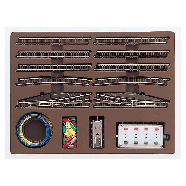 メルクリン 6620 トランス + ポイント両渡り可能引込線付複線オーバル