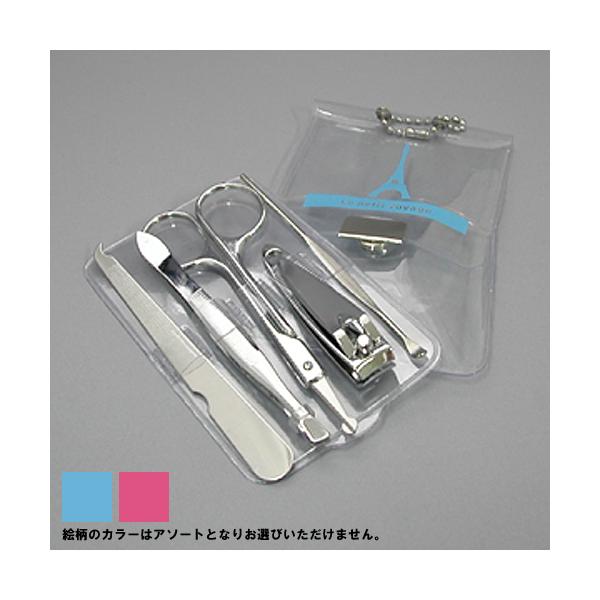 トラベルエチケットセット(耳かき、爪切り、毛抜き、爪やすり、ハサミ