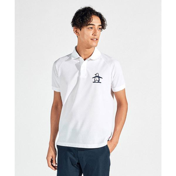 Munsingwear（マンシングウェア） 公式 裏鹿の子ビッグロゴ 半袖