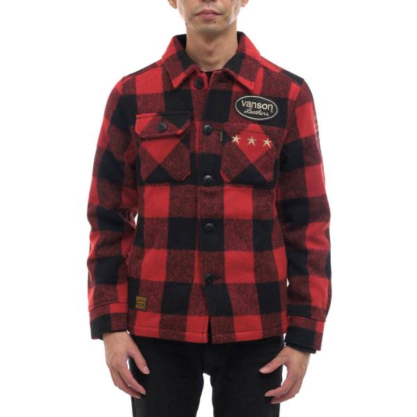 VANSON（バンソン） ジャケット NVSL-114 バッファローチェック柄