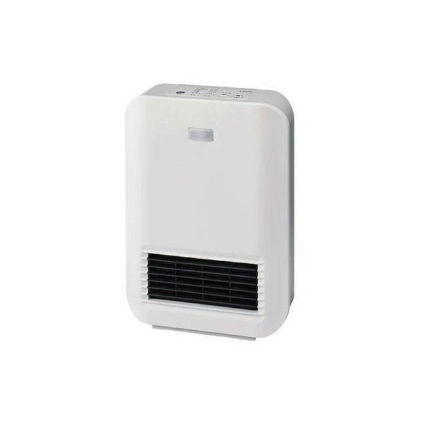 電気ファンヒーター 静音セラミックヒーター 人感センサー付 ホワイト