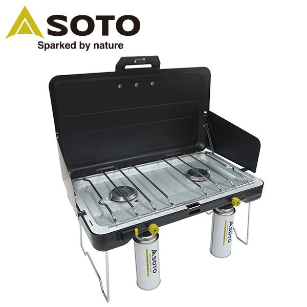 新富士バーナー SOTO ソト 2バーナー ST-527 2口 キャンプ アウトドア