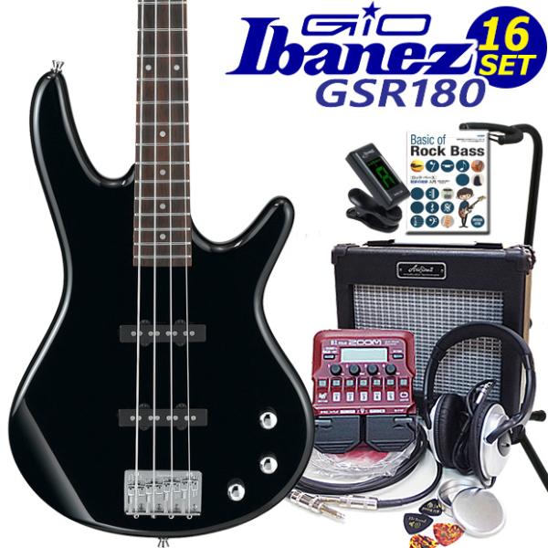 Ibanez（アイバニーズ） Gio Ibanez GSR180-BK 4弦エレキベース 初心者